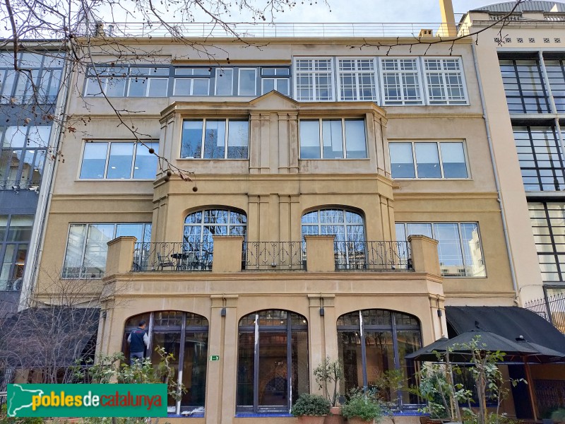 Barcelona - Casa Ramon Casas. Pati interior