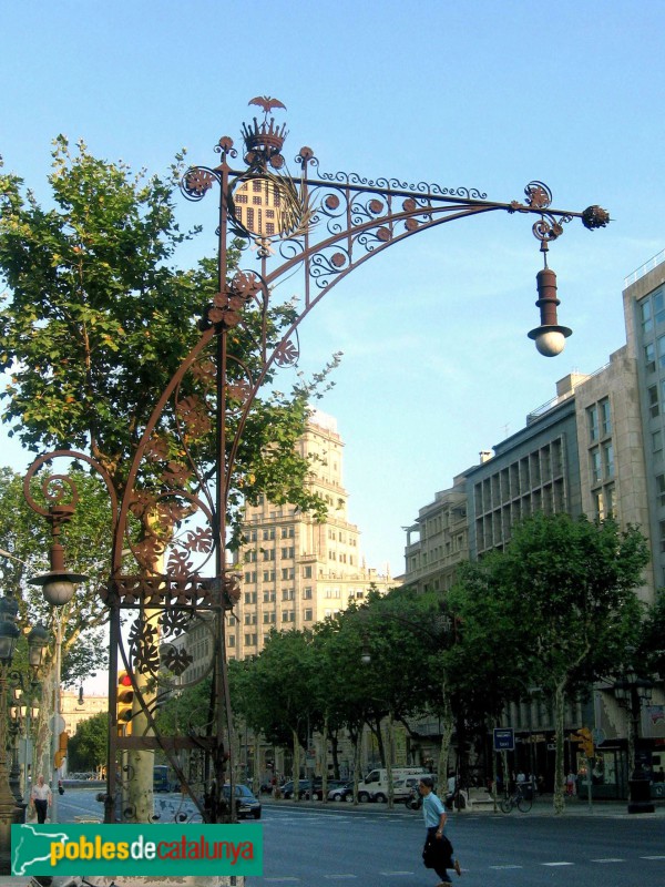 Barcelona - Fanal del Passeig de Gràcia (Foto: Albert Esteves, 2007) Barcelona - Fanal del Passeig de Gràcia