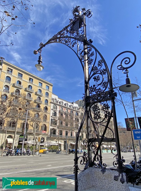 Barcelona - Fanal del Passeig de Gràcia (Foto: Albert Esteves, 2022) Barcelona - Fanal del Passeig de Gràcia