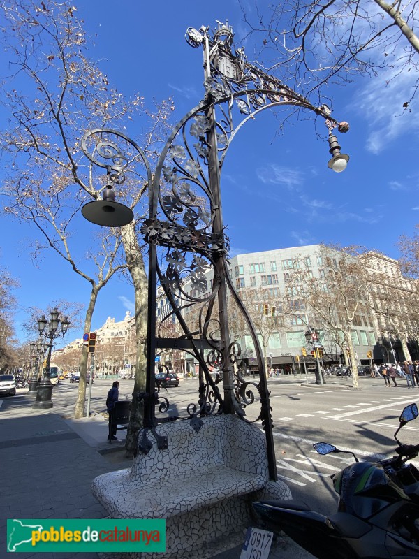 Barcelona - Fanal del Passeig de Gràcia (Foto: Albert Esteves, 2022) Barcelona - Fanal del Passeig de Gràcia