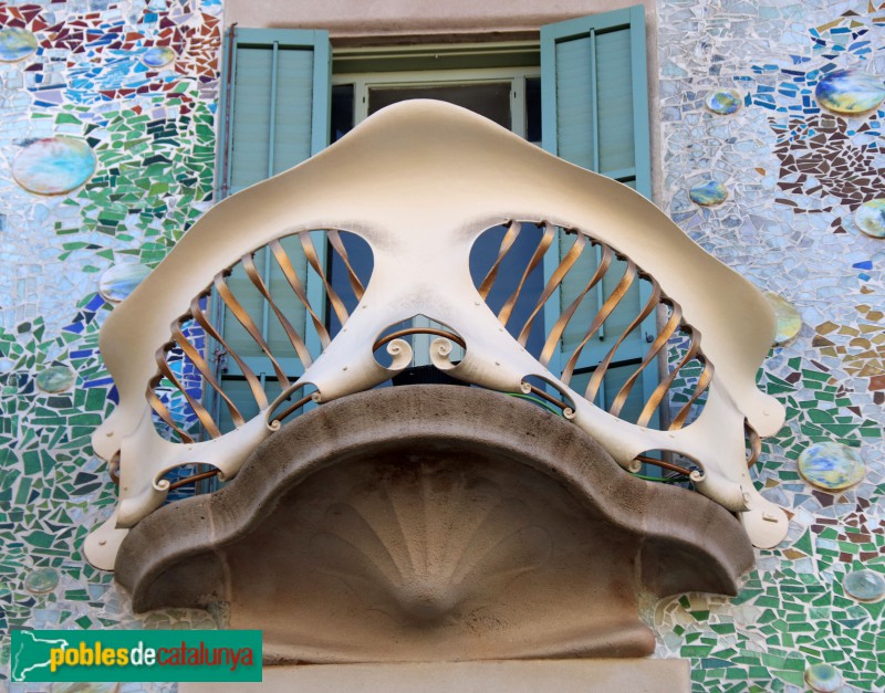 Barcelona - Casa Batlló (Foto: Albert Esteves, 2022) Barcelona - Casa Batlló