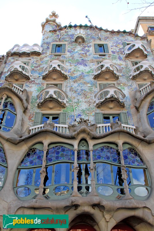 Barcelona - Casa Batlló (Foto: Albert Esteves, 2015) Barcelona - Casa Batlló