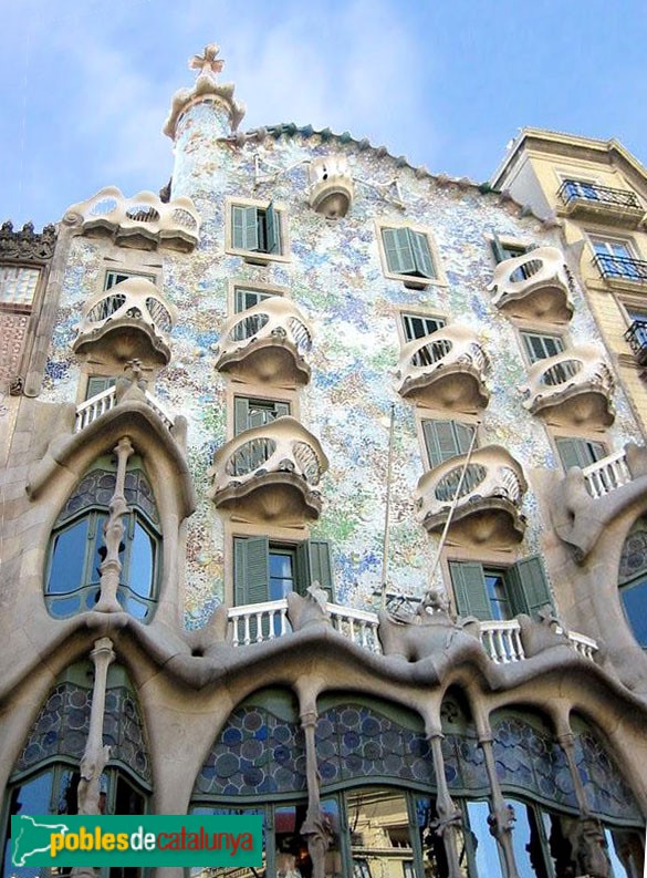 Barcelona - Casa Batlló (Foto: Albert Esteves, 2007) Barcelona - Casa Batlló