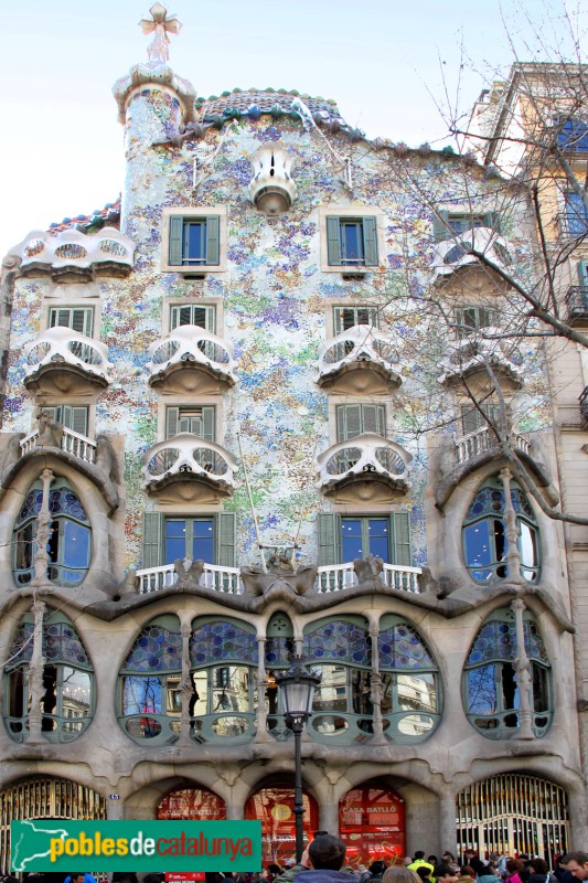 Barcelona - Casa Batlló (Foto: Albert Esteves, 2015) Barcelona - Casa Batlló