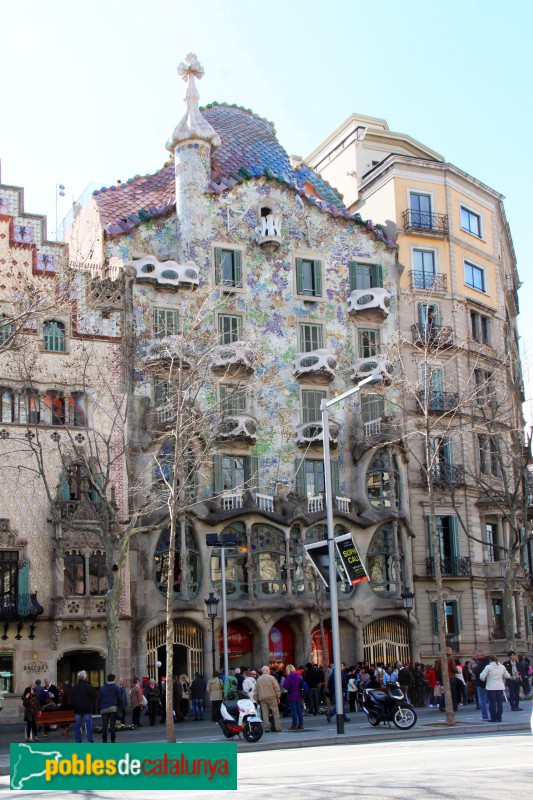 Barcelona - Casa Batlló (Foto: Albert Esteves, 2015) Barcelona - Casa Batlló
