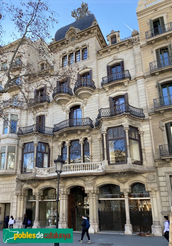 Barcelona - Casa Malagrida (Passeig de Gràcia, 27)