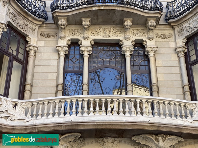 Barcelona - Casa Malagrida (Passeig de Gràcia, 27) (Foto: Albert Esteves, 2022) Barcelona - Casa Malagrida (Passeig de Gràcia, 27)