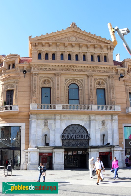 Barcelona - Palau Marcet (Cinema Comèdia) (Foto: Albert Esteves, 2022) Barcelona - Palau Marcet (Cinema Comèdia)