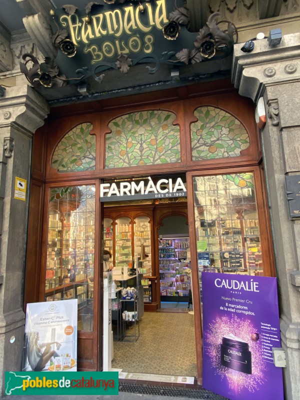 Barcelona - Farmàcia Bolós (Foto: Albert Esteves, 2022) Barcelona - Farmàcia Bolós
