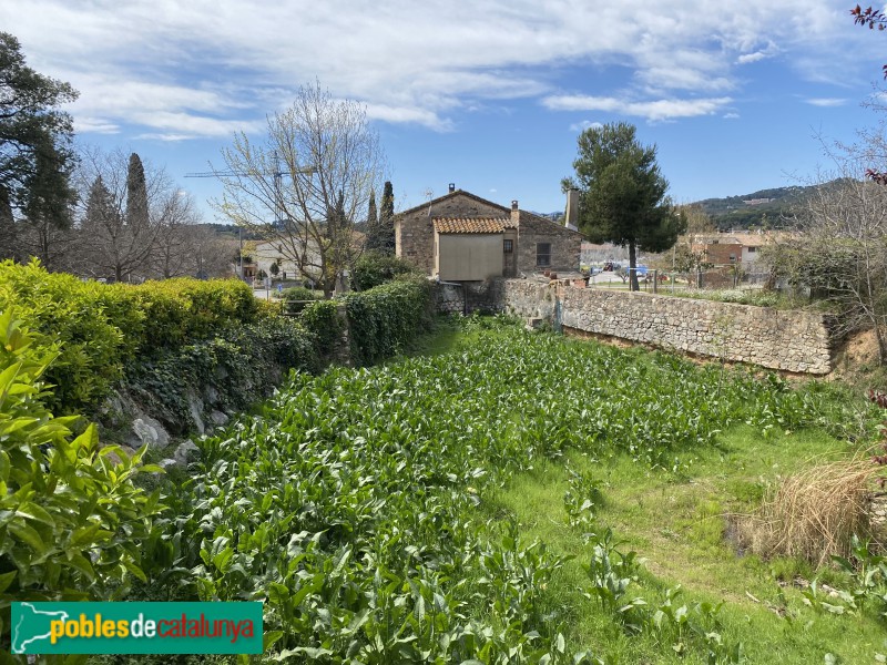 La Garriga - Molí de Can Terrers. Bassa