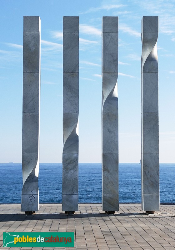 Barcelona - Escultura les Quatre Barres