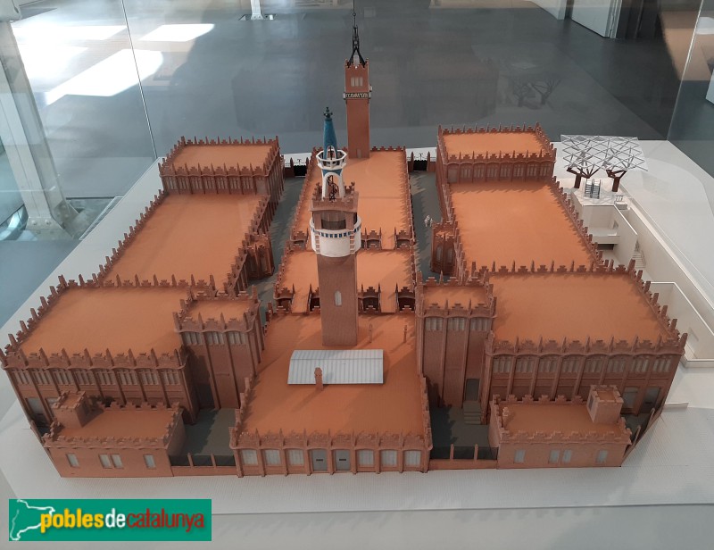 Barcelona - Fàbrica Casaramona. Maqueta (Foto: Sergi Suárez, 2022) Barcelona - Fàbrica Casaramona. Maqueta