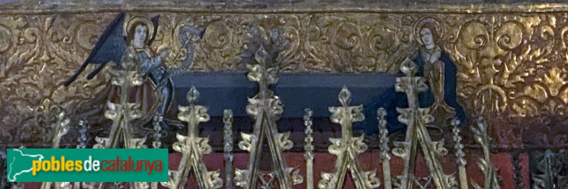 La Garriga - Retaule de Sant Esteve de la Doma. Anunciació