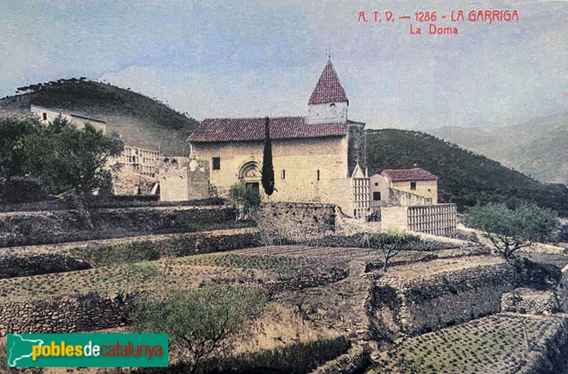 La Garriga - La Doma. Postal antiga