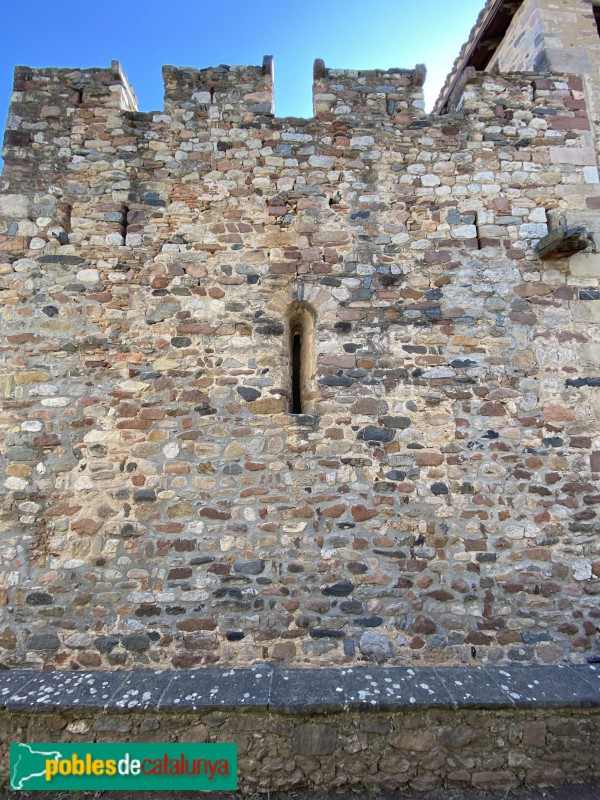 La Garriga - La Doma. Mur exterior