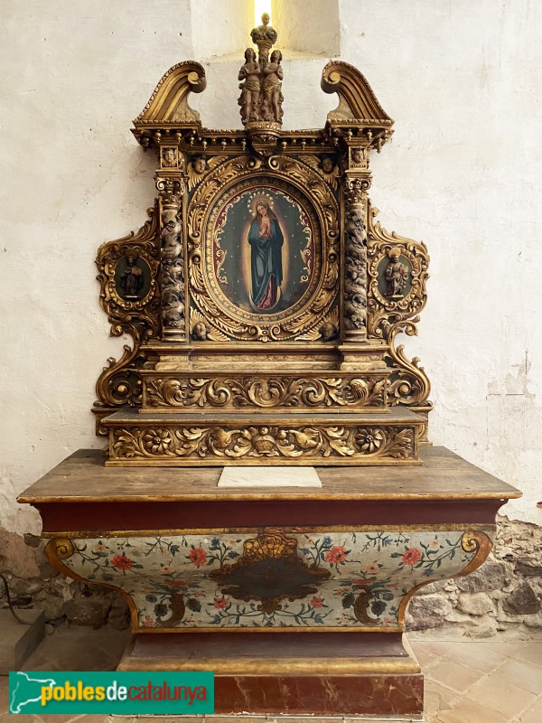 La Garriga - La Doma. Altar de la Puríssima