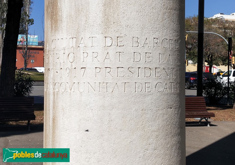 Barcelona - Monument a Prat de la Riba