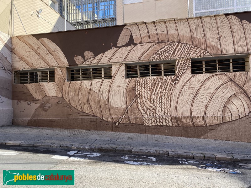 Tarragona - Mural de l'Institut Pons d’Icart