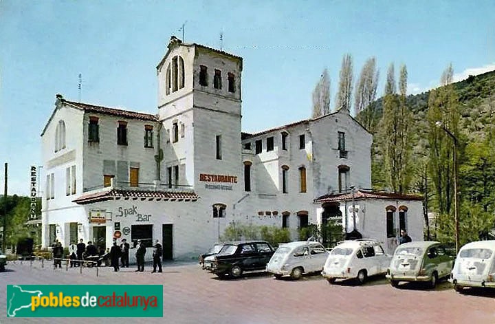 Figaró-Montmany - Hotel Congost. Postal antiga