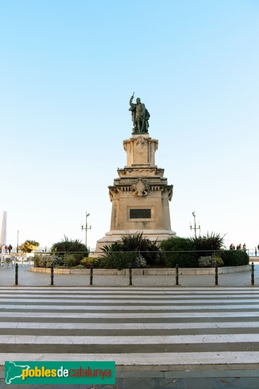 Tarragona - Monument a Roger de Llúria (Foto: Albert Esteves, 2022) Tarragona - Monument a Roger de Llúria