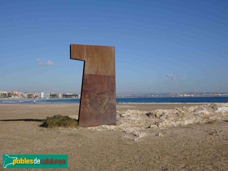 Vila-seca - Grup escultòric <i>Marca d'Aigua</i> (platja de la Pineda)