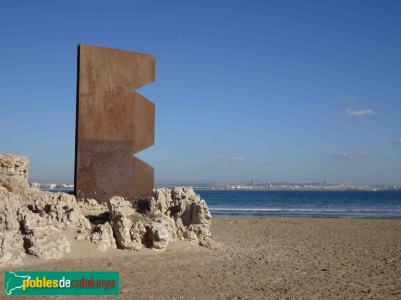 Vila-seca - Grup escultòric <i>Marca d'Aigua</i> (platja de la Pineda)