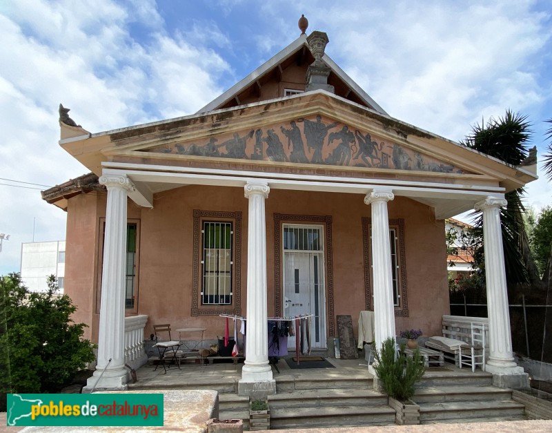 Sant Fost de Campsentelles - Xalet noucentista (Foto: Albert Esteves, 2022) Sant Fost de Campsentelles - Xalet noucentista