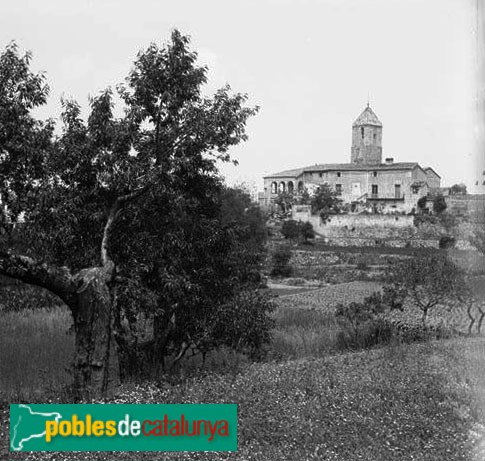 Vilanova del Vallès - Rectoria de Santa Quitèria (Foto: Frederic Bordas -Arxiu Centre Excursionista de Catalunya-, 1907) Vilanova del Vallès - Rectoria de Santa Quitèria