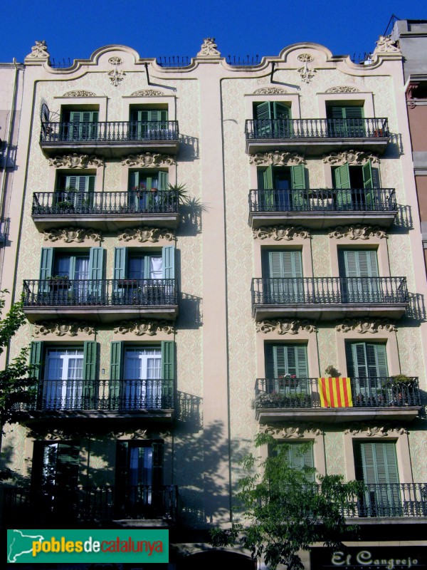 Barcelona, Villarroel, 86 (Foto: Albert Esteves, 2008) Barcelona, Villarroel, 86