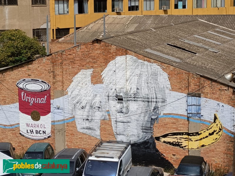 L'Hospitalet de Llobregat - Mural Homenatge a Andy Warhol