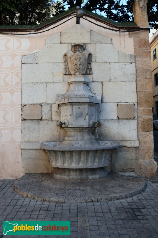Tarragona - Font de l'Arquebisbe Armanyà