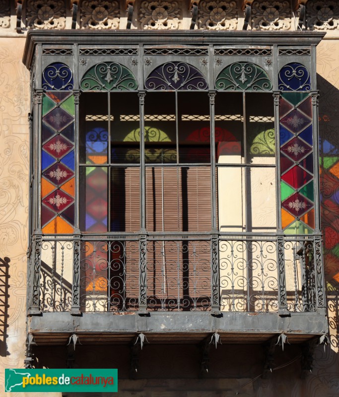 Tarragona - Casa Bartomeu Baró, façana posterior
