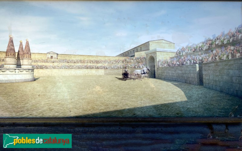 Tarragona - Circ. Restitució d'una cursa de bigues al segle II dC