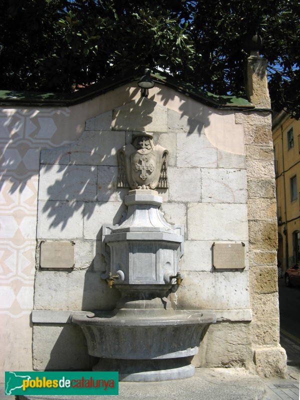 Tarragona - Font de l'Arquebisbe Armanyà (Foto: Albert Esteves, 2008) Tarragona - Font de l'Arquebisbe Armanyà