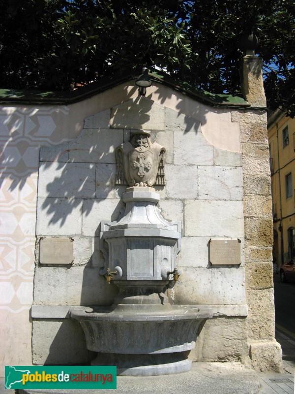 Tarragona - Font de l'Arquebisbe Armanyà