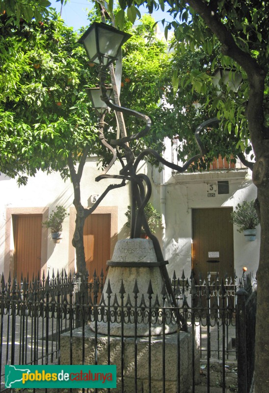 Tarragona - Escultura Sant Joan Baptista (Plaça de Sant Joan)