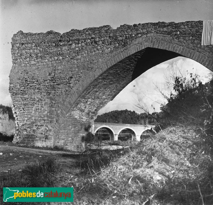 Sant Celoni - Pont Trencat (Foto: Josep Salvany -Fons Salvany. Biblioteca de Catalunya-, 1912) Sant Celoni - Pont Trencat