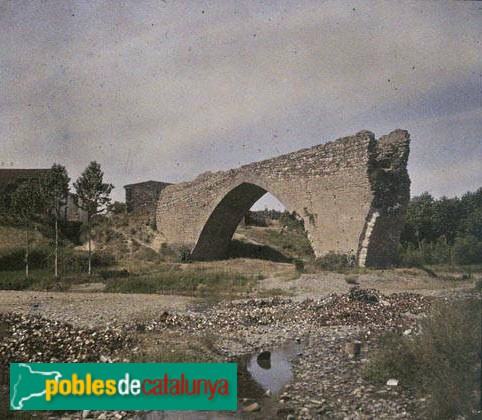 Sant Celoni - Pont Trencat (Foto: Francesc Blasi -Arxiu Centre Excursionista de Catalunya-, 1924) Sant Celoni - Pont Trencat