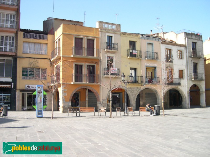 Sant Celoni - Voltes de la plaça de la Vila