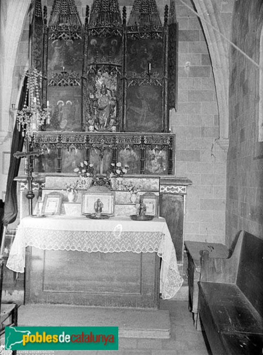 Sant Celoni - Sant Esteve d'Olzinelles. Altar lateral