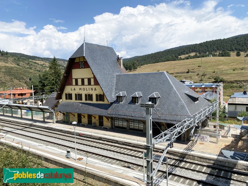 Alp - Estació de la Molina (Foto: Albert Esteves, 2022) Alp - Estació de la Molina