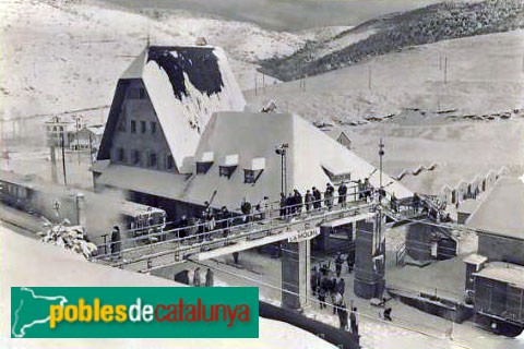 Alp - Estació de la Molina. Postal antiga Alp - Estació de la Molina. Postal antiga