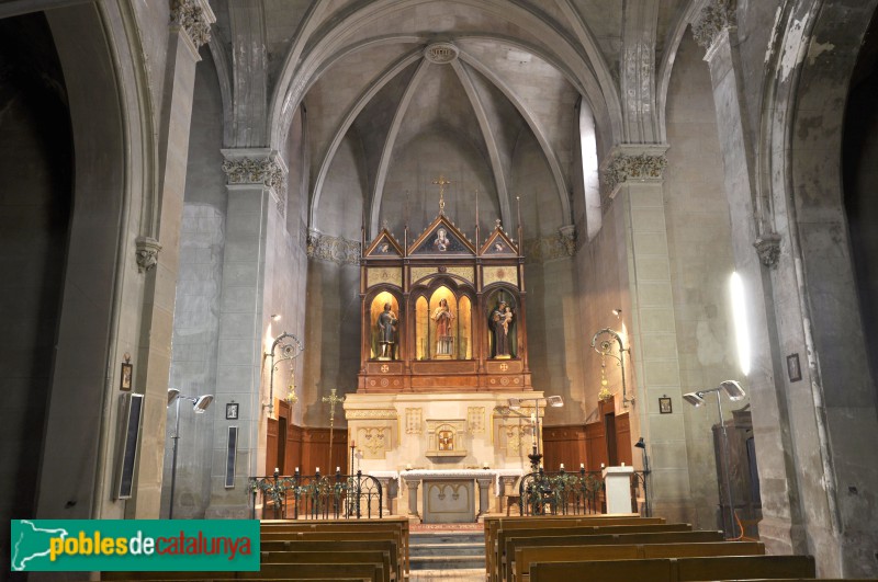 Das - Església de Sant Llorenç. Interior