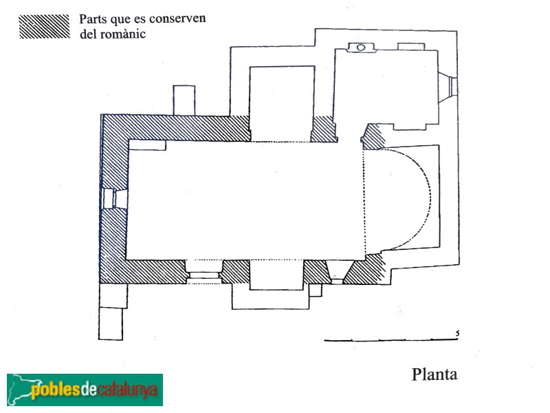 Das - Sant Iscle i Santa Victòria de Sanavastre. Planta