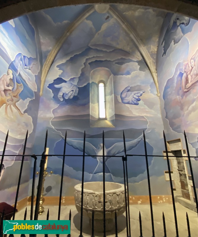 Llívia - Església. Baptisteri