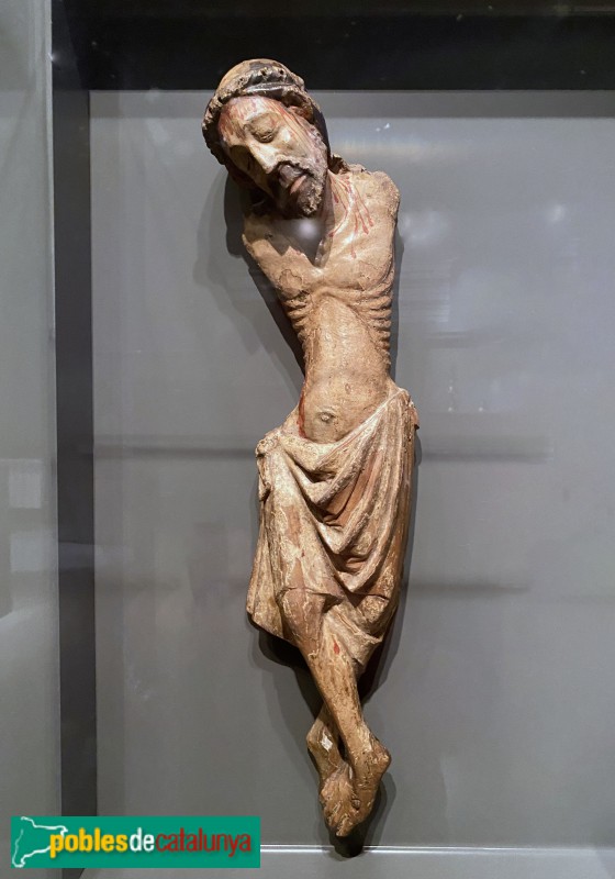 Llívia - Museu de Llívia. Sant Crist de fusta, del segle XIV