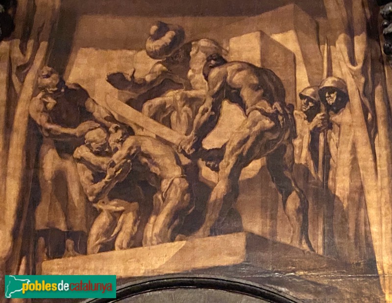 Vic - Catedral. Pintures de Josep M. Sert (Foto: Albert Esteves, 2022) Vic - Catedral. Pintures de Josep M. Sert