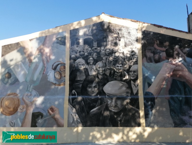 Barcelona - Mural de la Gent Gran