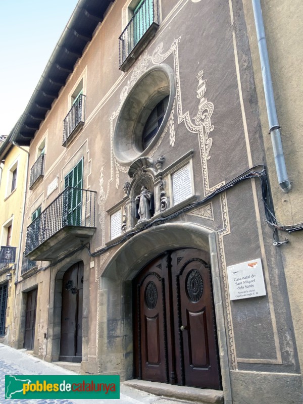 Vic - Casa natal de Sant Miquel dels Sants (Foto: Albert Esteves, 2022) Vic - Casa natal de Sant Miquel dels Sants