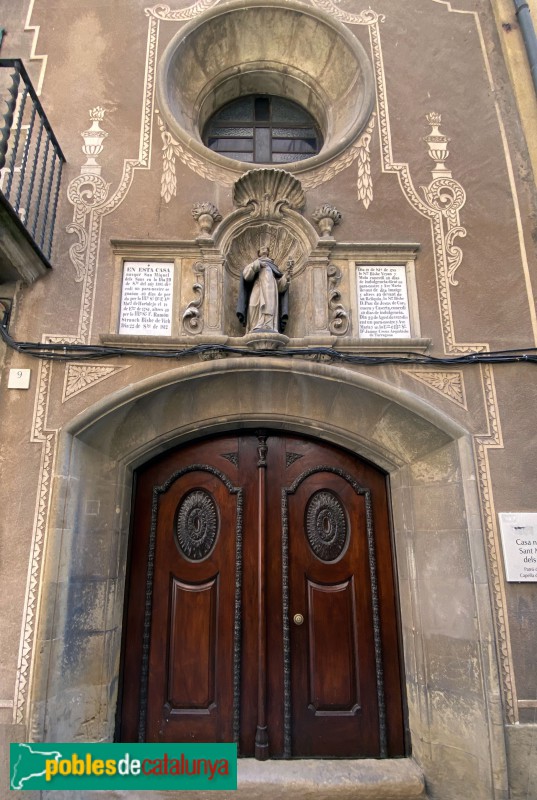 Vic - Casa natal de Sant Miquel dels Sants (Foto: Albert Esteves, 2022) Vic - Casa natal de Sant Miquel dels Sants